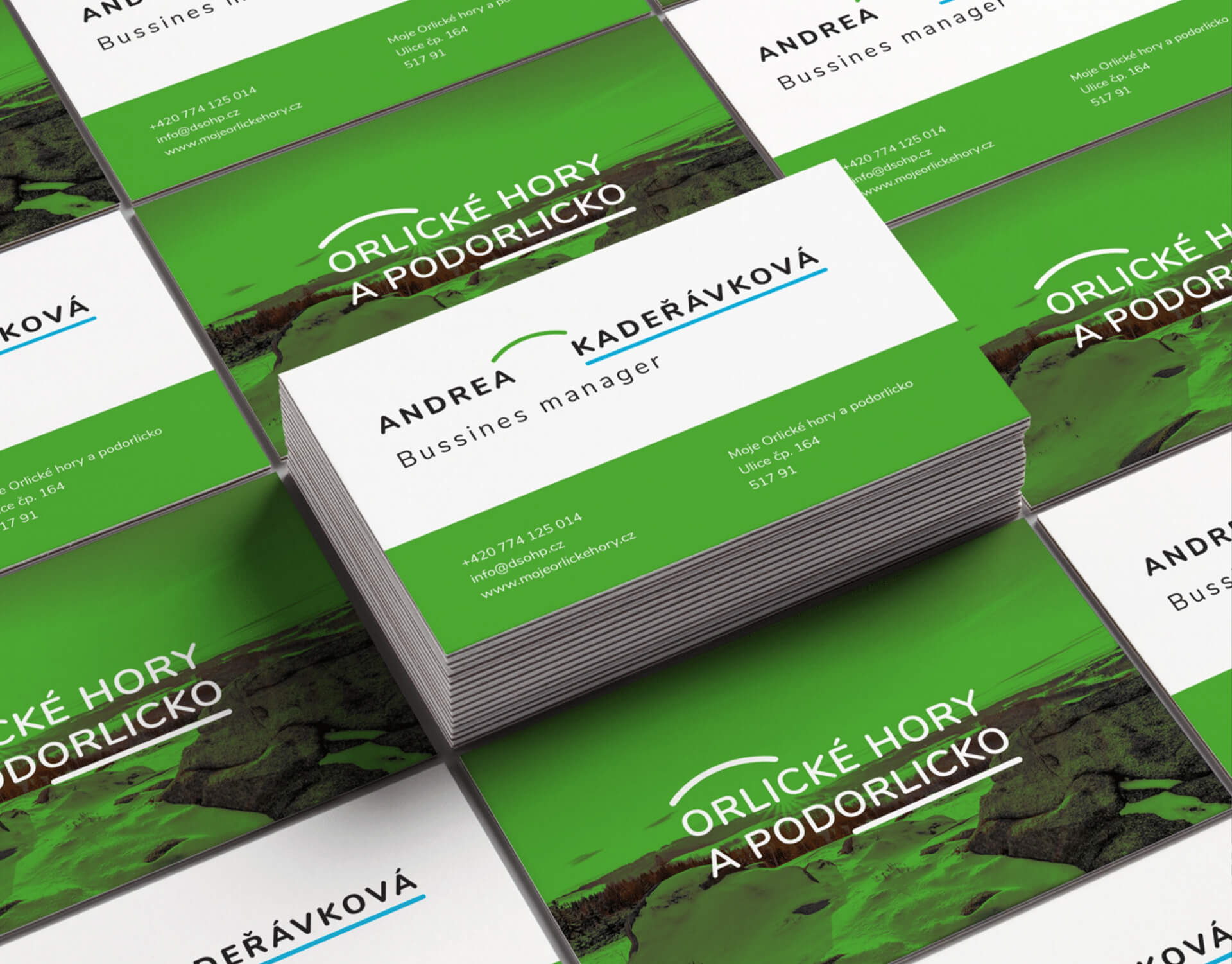 Koncepto, marketing a design, Orlické hory a Podorlicko