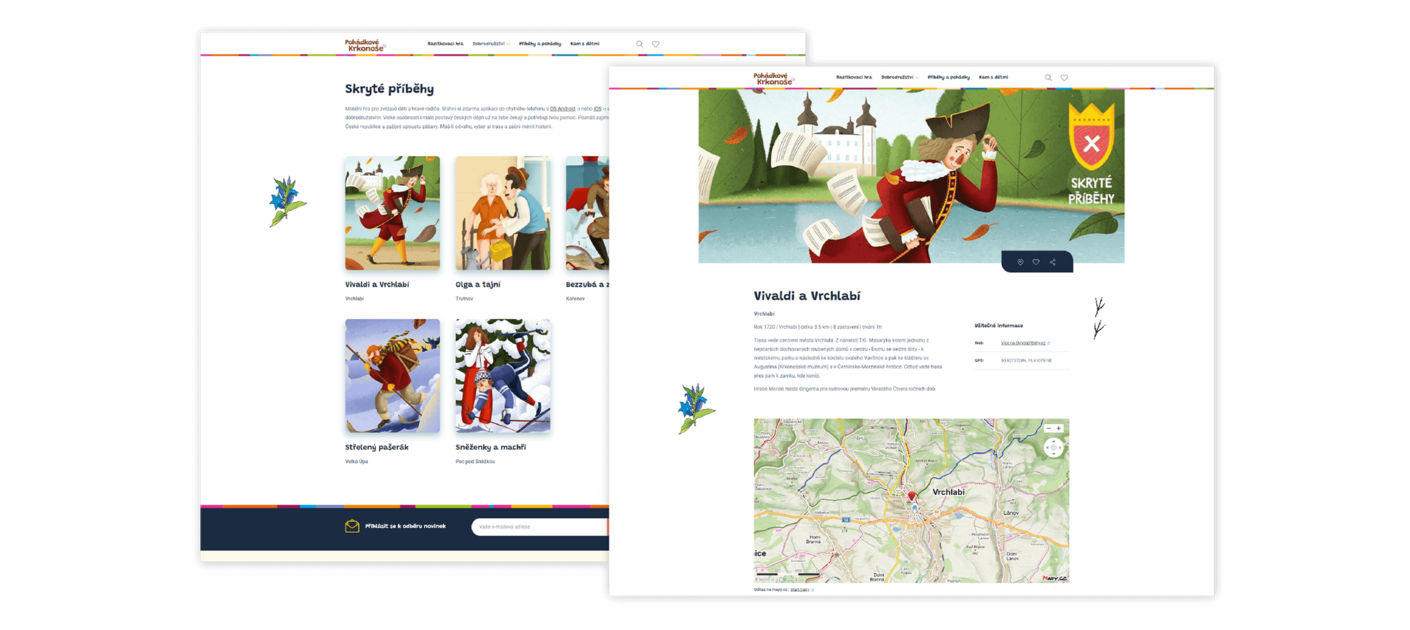 Pohádkové Krkonoše - Koncepto