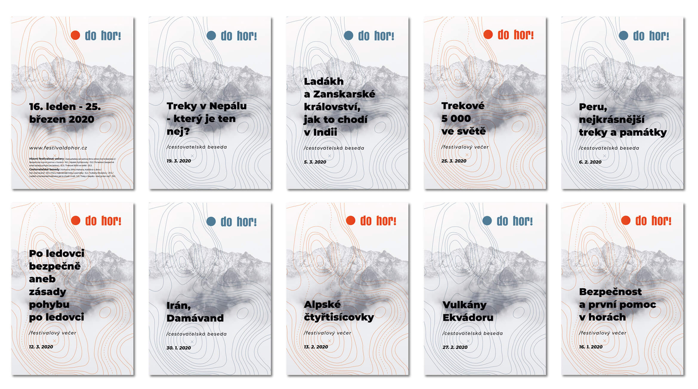 Koncepto reklamní agentura a grafické studio – festival DOHOR!