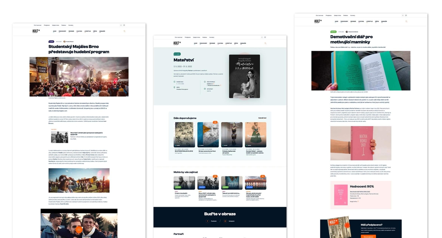Koncepto, marketing a design, KULT* kulturně společenský magazín
