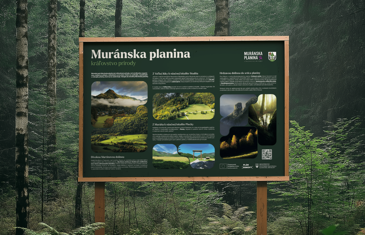 Koncepto, marketing a design, Muránska planina