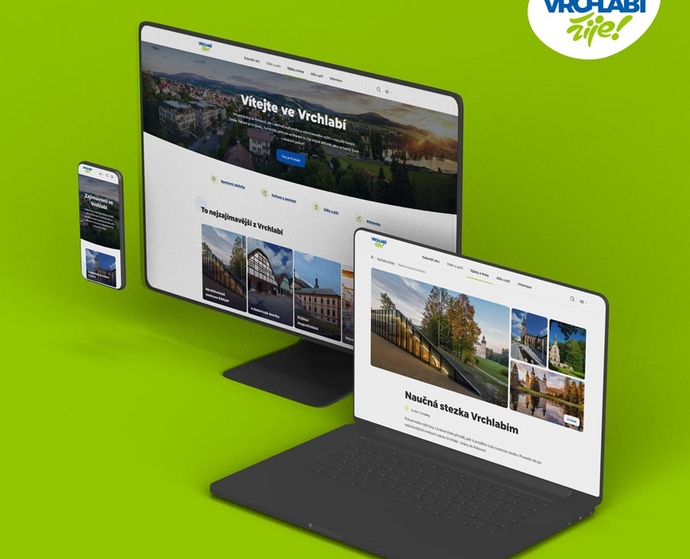 Koncepto, marketing a design, Turistický portál Vrchlabí